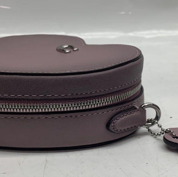 Coach Heart Crossbody 14 Silvery Hyacinth Wristlet CE765 2023 COA